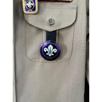 ราคา ราคาถูก งานดี ส่งไว เข็มลูกเสือโลก ห้อยกระเป๋าชุดลูกเสือ ดอกคามิลเลีย ประดับชุดลูกเสือได้ทั้งชายและหญิง (15396217272)