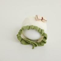 ราคา หมวกเจ้าหญิงลูกไม้สำหรับเด็กผู้หญิงผ้าฝ้ายบริสุทธิ์ฤดูใบไม้ร่วงฤดูหนาวหมวกคลาสสิกหมวกแก๊ปไหมพรมเด็กเล็กอบอุ่นสำหรับเด็กอายุ3 24เดือน (20426743296)