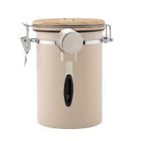 ราคา Stainless Steel Food Container 1 8L Rust Resistant Food Canister with Calendar Kitchen Accessories Coffee Bean Can for Tea Sugar Cereals Pasta Oatmeal superb (20043289840)