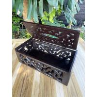 ราคา Sukthongแพร่ กล่องทิชชู่ไม้สัก 15x30สูง10ซม กล่องทิชชู่ทรงเหลี่ยม กล่องใส่กระดาษเช็ดหน้า ที่ใส่กระดาษทิชชู่ แกะลาย สีโอ๊ค SUKP 586 (20709407734)