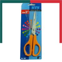 ราคา กรรไกร KTV กรรไกรสแตนเลส ขาส้ม คม ขนาด 5 6 7 8 9 นิ้ว กันไก พร้อมส่ง UBMarketing (17382405190)