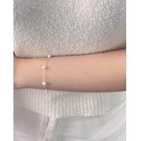 ราคา A piece กำไลมุกแท้ กำไลเงินแท้ all silver 925 Bubble pearl bracelet 353 (20357922114)