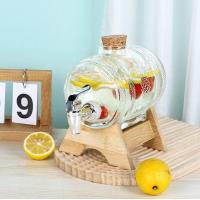 ราคา โหลแก้วใส่เครื่องดื่ม ขวดโหลแก้ว ใส่เครื่องดื่ม ขวดแก้วแบบหนามีก๊อกน้ำ 3ขนาด (20400602105)