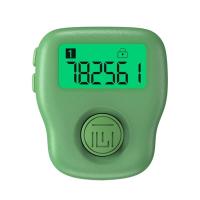 ราคา คลังสินค้าพร้อม Mini Digital LCD Electronic Finger Ring Hand Tally Counter Prayer Rechargeable Counters Clicker Green Red White (10149513943)