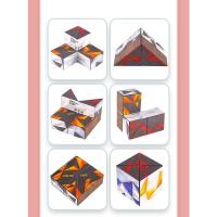 ราคา ชุด 6 ชิ้นรูบิค3Dของเล่น ของเล่นเด็ก Infinity Magic Cube Puzzle สําหรับเล่นคลายเครียด อินฟินิตี้คิวบ์ finger fidget toy ของเล่นนิ้ว (20521649997)