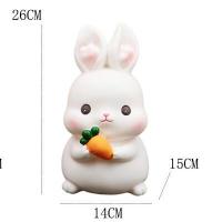 ราคา กระปุกออมสิน รูปกระต่ายน่ารัก กันตก 2 ขนาด สําหรับเด็ก ตกแต่งบ้านกระปุกออมสินหมูน้อย กระปุกออมสินน่ารัก ๆ ออมสินหมู (18651202464)