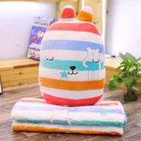 ราคา ราคาส่งไปเลย ตุ๊กตาหมอนผ้าห่มคราฟซุกมือได้ ผ้าห่มเย็บด้นขอบ (9224493486)