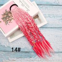 ราคา สังเคราะห์เด็กเปียผมหางม้าพร้อมยางรัด35ซม กล่องเปียผมหางม้าวิกผมหางม้า Hip Hop ประสิทธิภาพเครื่องประดับผม (9749683802)