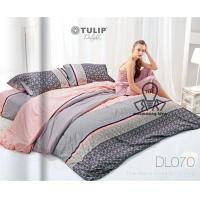 ราคา Tulip Delight ชุดผ้าปูที่นอน ไม่รวมผ้านวม 3 5 5 6 ฟุต ระบุขนาดในตัวเลือกสินค้า DL070 พิมพ์ลาย สีเทา พีช Peach Gray Printed (3989032715)