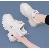 ราคา marian shop รุ่นใหม่ พร้อมส่ง รองเท้าผ้าใบ รองเท้าแฟชั่น รองเท้าผ้าใบผู้หญิง NO A0366 เสริมส้น 7 ซม มี2สี ขาว ดำ พร้อมส่ง (15808173022)