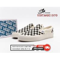 ราคา พร้อมส่ง รองเท้าVans Slip ON OG LX Checkerboard รองเท้าผ้าใบ รองเท้าชาย หญิง สินค้าพร้อมส่ง (10939017626)