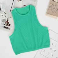 ราคา เสื้อกล้ามกีฬาแขนกุดผ้ายืดสำหรับผู้หญิงเสื้อกล้ามรัดรูป (21170804945)