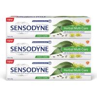ราคา Sensodyne Toothpaste Herbal Multicare 50g x 3 Pcs เซ็นโซดายน์ ยาสีฟัน เฮอร์เบิล มัลติแคร์ 50 กรัม x 3 หลอด (15838101696)