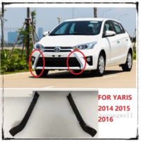 ราคา กระจังหน้ารถรถยนต์ Toyota YARIS 2014 2015 2016สีเทาฝาครอบตกแต่งรถยนต์ตกแต่งกรอบมาตรฐาน (19601032049)