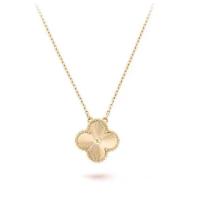 ราคา TOP Version sBvlgariˉVC A Herm PIagets CATR S925 Sterling silver lucky four leaf clover necklace female rose gold clavicle chain s925 red agate clavicle chain (19283403240)