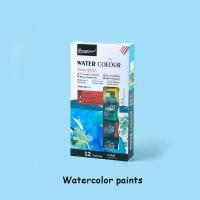 ราคา Rex TT สีอะคริลิค กันน้ำ Watercolor acrylic gouache glass textile advertising pigment set box 25 มล painted graffiti paint 6 สี จำนวน 1 กล่อง (19559517755)