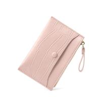 ราคา กระเป่าสตางค์แฟชั่น หนังPU หรูหรา กระเป๋าสตางค์มีสายคล้อง ใส่เหรียญและบัตรได้เยอะ หนังจระเข้เทียม 6831 (20771516260)