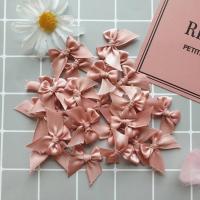 ราคา โบว์จิ๋ว โบว์ผ้าซาตินสีพรีเมี่ยมเรียบหรู หน้ากว้าง 13 มม แพ็คละ 100 ชิ้น โบว์ติดของชำร่วย (10278918332)