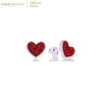 ราคา Louis Montini Jewelry Sterling Silver 925 Earrings ต่างหูเงินแท้ 92 5 ต่างหูผู้หญิง รูปหัวใจ LJER01 (7622458185)