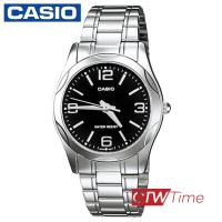 ราคา Casio Standard นาฬิกาข้อมือผู้ชาย สายสแตนเลส รุ่น MTP 1275D 1A2DF หน้าดำ (2438344185)