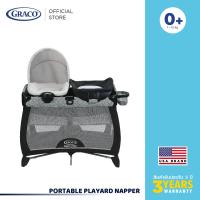 ราคา Graco Portable Playard Napper Asher เตียงนอน สำหรับเด็ก คุณภาพพรีเมี่ยม ฟังก์ชั่นครบครัน เปลวางลูกน้อย (15733018143)