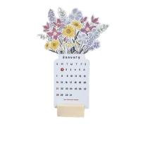 ราคา 2024 Desk Calendar 2024 Floral Desk Decor 2024 Desk Calendar Bloomy Flowers Calendar Creative Floral Desk Planner Flower Themed Desk Organizer Pretty Floral Calendar Monthly Desk Planner 2024 Floral D