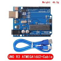 ราคา 1Set UNO R3 Official Box ATMEGA16U2 UNO WiFi R3 MEGA328P Chip CH340G For Arduino UNO R3 Development Board WeMos ESP8266 (19740479667)