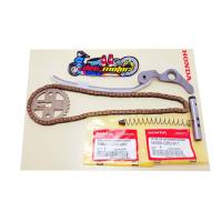 ราคา โซ่ราวลิ้น ชุดโซ่ราวซับเสียง ขากดเฟืองแต่ง honda cz i เวฟ110i ดรีม110i super cup แบบซับเสียง 90ข้อ (16051245342)