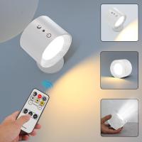 ราคา โคมไฟติดผนัง LED โคมไฟสัมผัส Hiasan Interior อเนกประสงค์แบบ ไฟกลางคืนหมุนได้สปอตไลต์แบบชาร์จไฟได้ไฟอ่านหนังสือข้างเตียงแบบพกพา (20590696578)