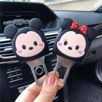 ราคา 2ชิ้น 1คู่ หัวเข็มขัดนิรภัยรถยนต์ ตัดเสียงเตือน หัวเข็มขัดภายในรถ หัวเข็มขัดล็อคเบาะนั่ง หัวเสียบ เข็มขัดนิรภัย การ์ตูนน่ารัก (19833975842)