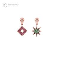 ราคา Maison de Jewels Gemini Star Earring ต่างหูออกงาน ต่างหูดีไซน์ ต่างหูเงิน โรสโกลด์ ต่างหูดาว (424488108)