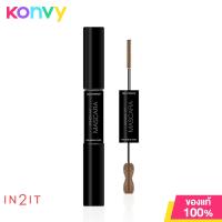 ราคา In2it Double Up Mascara Volume Curl 6g อินทูอิท มาสคาร่าสำหรับปัดขนตาและขนคิ้ว (14668212463)