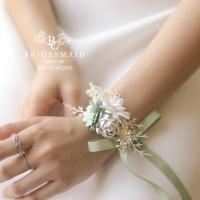 ราคา พร้อมส่ง จาก กทม ข้อมือเพื่อนเจ้าสาว I ดอกไม้ผูกข้อมือเพื่อนเจ้าสาว I ริบบิ้นผูกข้อมือ I Bridesmaid I Wrist corsage (18293717290)