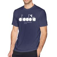 ราคา พิมพ์พรีเมี่ยม เสื้อยืดผ้าฝ้าย Korean style Tshirt Diadora big size male tops Men Hand Printed Tee cotton Shirt 1w0V (20809250939)