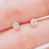 ราคา พร้อมส่ง ต่างหูเพชรแท้ ทองคำแท้9K ทอง37 5 เพชรแท้น้ำ100 เบลเยี่ยมคัต 9KPE1189 (16151414989)