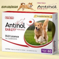 ราคา จัดส่งที่รวดเร็ว Antinol สุนัข อาหารเสริมบำรุงข้อ ลดอักเสบ Exp 03 2025 (19347124365)