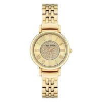 ราคา Anne Klein AK 3872CHGB นาฬิกาข้อมือผู้หญิงสีทอง Gold Crystals (16942086478)