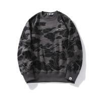 ราคา BAPE เสื้อสเวตเตอร์มีฮู้ดผู้ชายเสื้อสเวตเตอร์เสื้อสวมหัวมีฮู้ดเสื้อยืดคอกลมลายพรางหลายชั้นเสื้อมีฮู้ดสีกากี3XL สีดำ (20157027528)