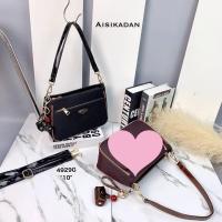 ราคา กระเป๋าสะพายข้าง แบรนด์แท้ Aisikadan มีสาย 2 เส้น ใบใหญ่ กระเป๋าสะพายผู้หญิง 10 5 นิ้ว (19579466572)