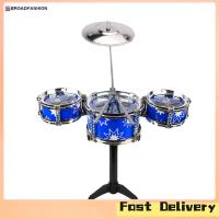 ราคา Broadfashion Jazz Drum Set Toy For Kids Musical Instruments Toys Drum Kit With Cymbal Drumsticks Gift For Boys Girls (20724314495)