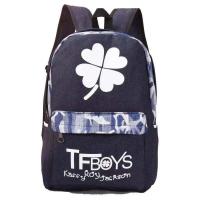 ราคา กระเป๋าเป้แฟชั่น สีฟ้าเข้ม ผ้ายีนส์ ขนาด 16 นิ้ว WG1331 (20817967011)