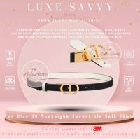 ราคา ฟิล์มกันรอย สติ๊กเกอร์กันรอย อย่างดีที่สุด ยืดหยุ่นสูง คุณภาพเยี่ยมจาก 3M สำหรับเข็มขัดรุ่น DIOR 30 MONTAIGNE REVERSIBLE BELT 20mm รวมตัวแถมเผื่อเสียแล้ว (20425585574)
