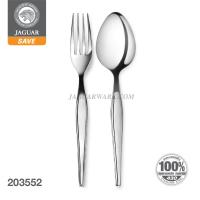 ราคา JAGUAR ช้อนส้อม สแตนเลส ตรา จากัวร์ หนา 1 5 mm ลายออคิด ลายขอบตั้ง ช้อน ส้อม ช้อนส้อมทานข้าว Food Grade แพ็คละ 12 คู่ 2 แพ็ค (9604446824)