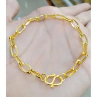 ราคา สร้อยข้อมือเศษทองหุ้มแฟชั่นลายโซ่เรือ (21007098191)