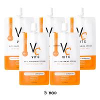 ราคา Ratcha Vit C Whitening Cream วิตซี ไวท์เทนนิ่ง ครีม บำรุงผิวหน้า วิตซีตัวดัง วิตซีน้องฉัตร ครีมซอง วิตซีครีม น้องฉัตร วิตซีซอง กันแดด 7g (19676875832)