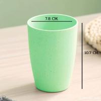 ราคา แก้ว แก้วน้ำ แก้วรักโลก แก้วฟางข้าวสาลี ขนาด 10 7 cm แข็งแรง ทนทาน น้ำหนักเบา สะอาด ปลอดภัย ใส่น้ำร้อน ทำจากฟางข้าวสาลี (18988366255)