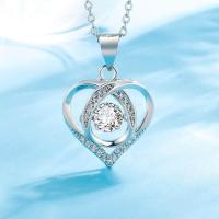 ราคา เรียกคู่รัก สร้อยเงินแท้ จี้หัวใจเพช สร้อยคอผู้หญิง สร้อยคอเงิน สร้อยหัวใจ สร้อยคอแฟชั่นผู้หญิง สร้อยคอเพชร (15236497534)