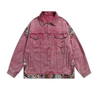 ราคา ASRV แจ็คเก็ตยีนส์ชาย เสื้อกันหนาว เสื้อแจ็คเก็ต เสื้อคลุมชาย แจ็คเก็ตผ้าเดนิมสีชมพูเสื้อแจ็คเก็ตที่หดหู่หลวมดีไซน์วินเทจให้ความรู้สึกถึงเสื้อเย็บปะติดปะต่อกันแบบเฉพาะกลุ่ม (19966651115)