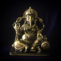 ราคา พระพิฆเนศ พิฆเนศ ปางประทานพร ขนาดสูง 14 เซนติเมตร สีทองเก่าเนื้อเรซิ่นเกรดพรีเมี่ยม (10089521758)