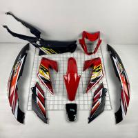ราคา ชุดสีแฟริ่งรถsonic125 โซนิคตัวใหม่ สีแดงดำลายปี2006 พร้อมติดสติ๊กเกอร์ (11492787538)